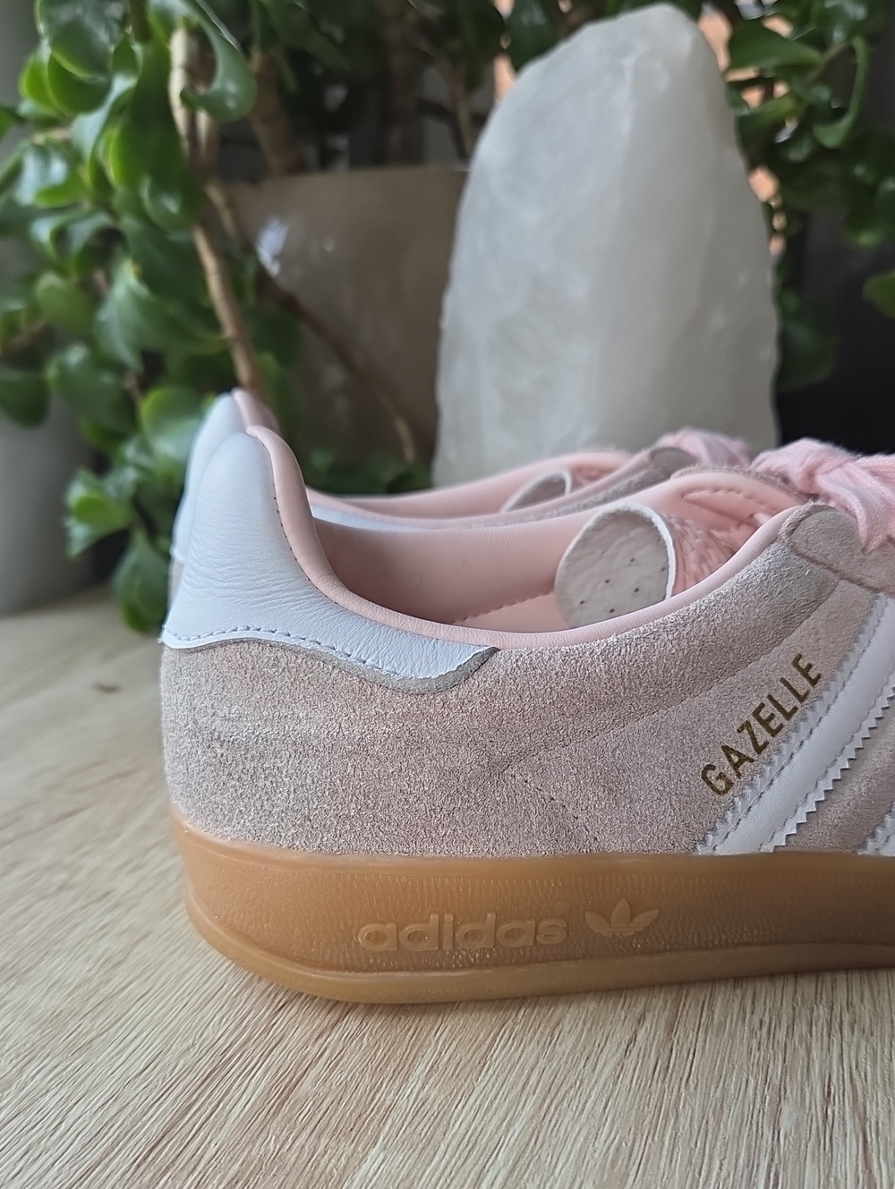 adidas Gazelle Women’s Pink Suede Sneakers - Picture 3 of 11